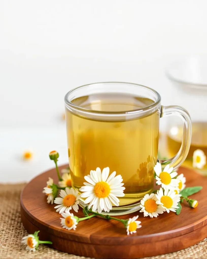 Chamomile Tea for sore throat and cough